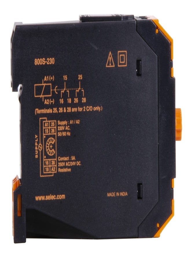 Selec 800S-1-ON-60S-230، مؤقت تناظري للتأخير/الفاصل الزمني - Image 3